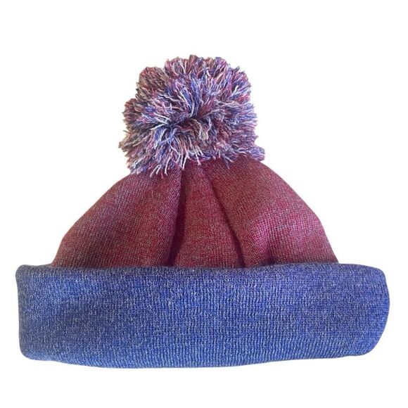 Verdict Knit Pom Beanie Red White Blue Stars NWOT - Picture 5 of 10